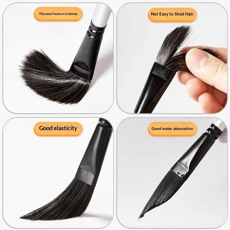 Knife-Shaped Watercolor Paint Brushes – Nylon Hair Art Set