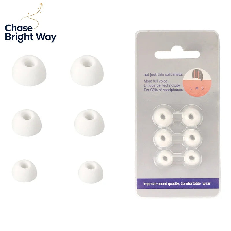 Silicone Ear Tips for Soundcore Liberty 4 NC, Life P2 P3 A20i