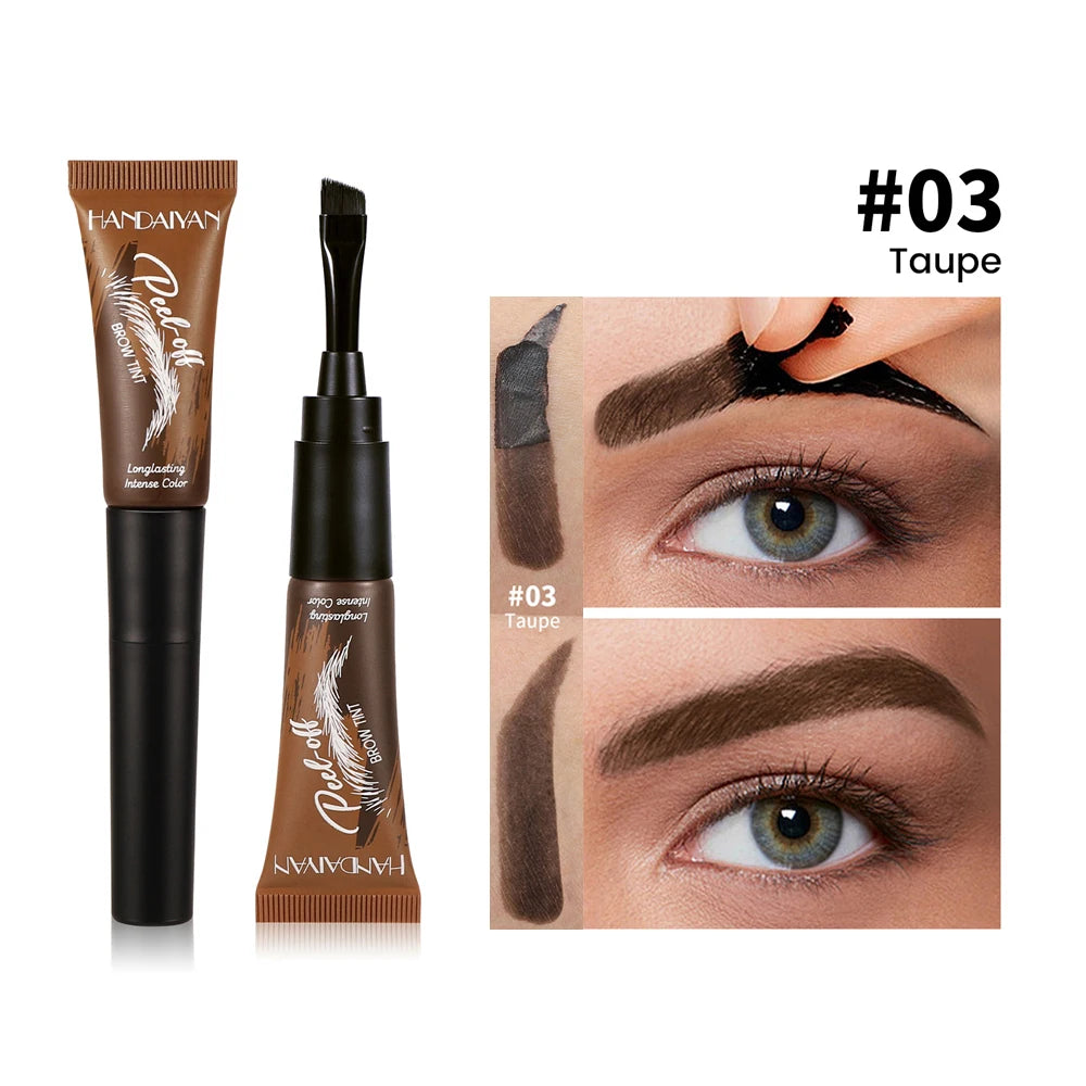 Semi-Permanent Peel-Off Eyebrow Tint – Waterproof Natural Brown