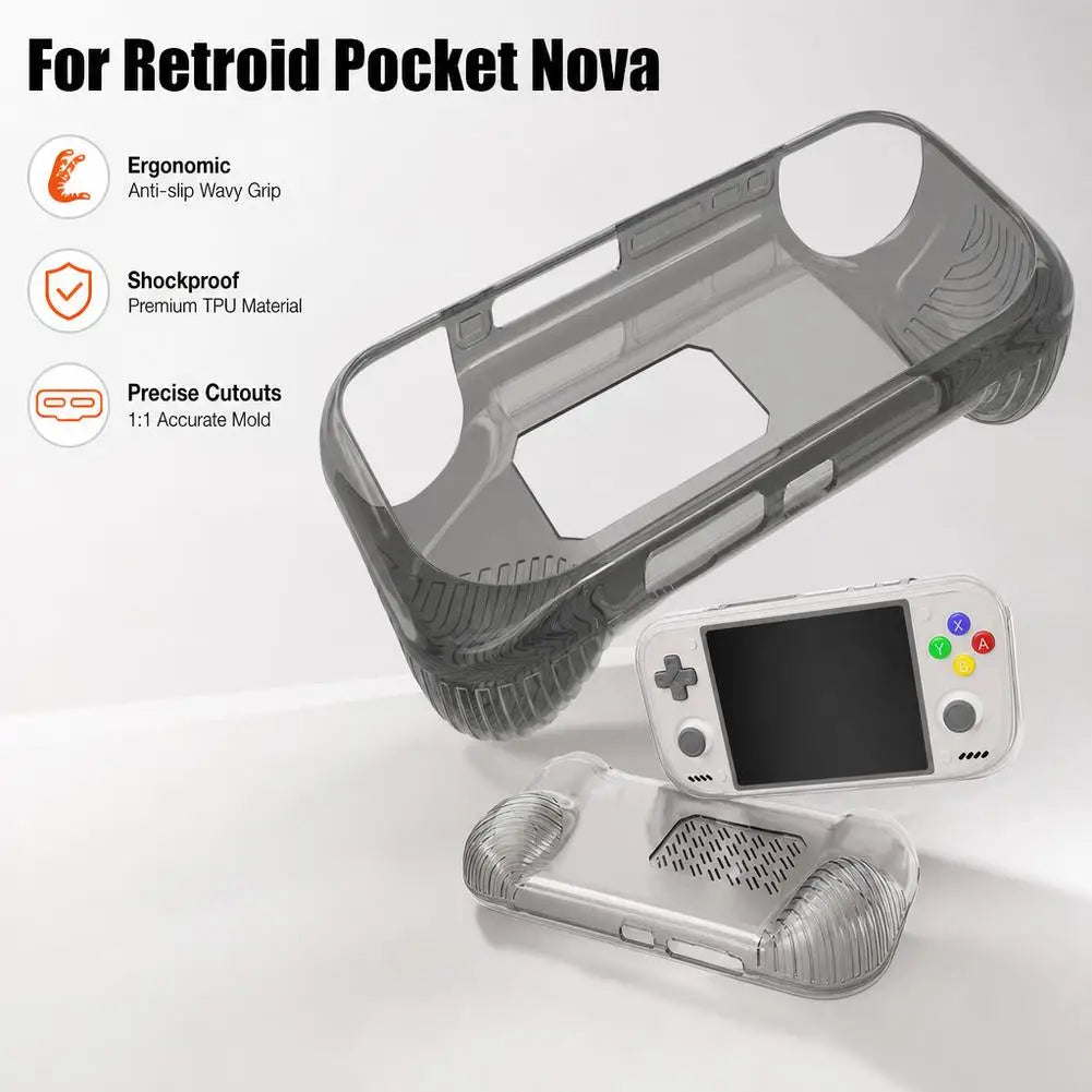 TPU Case for Retroid Pocket Nova – Grip & Shockproof Cover