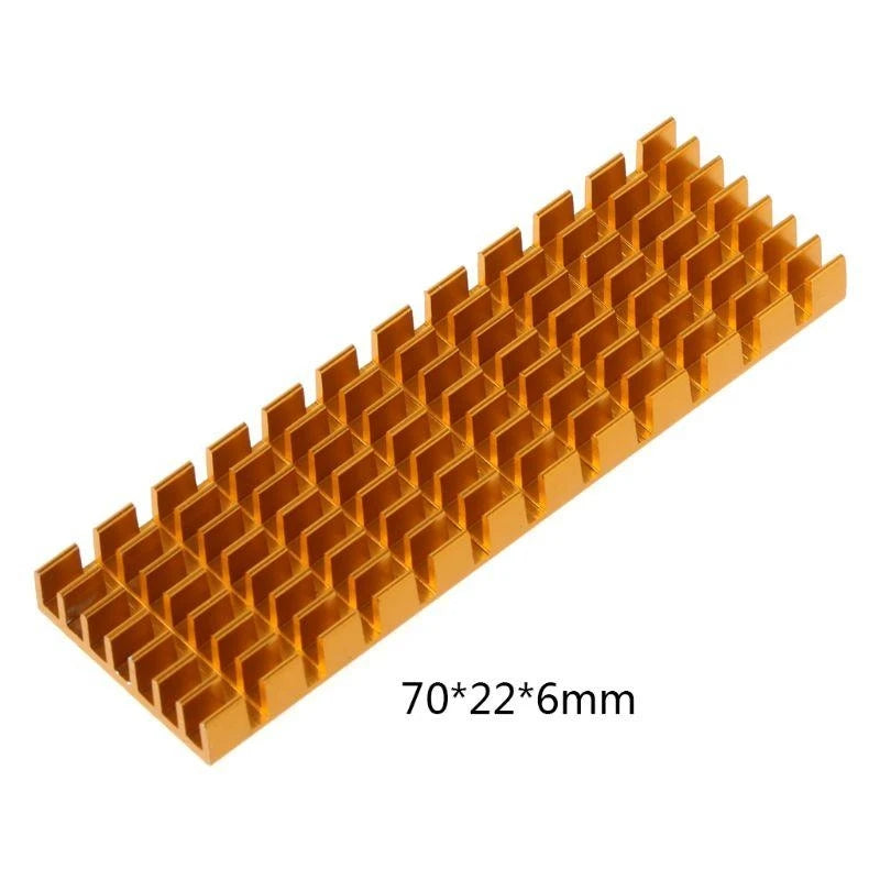 M.2 2280 SSD Aluminum Heatsink – NVMe Cooler Radiator