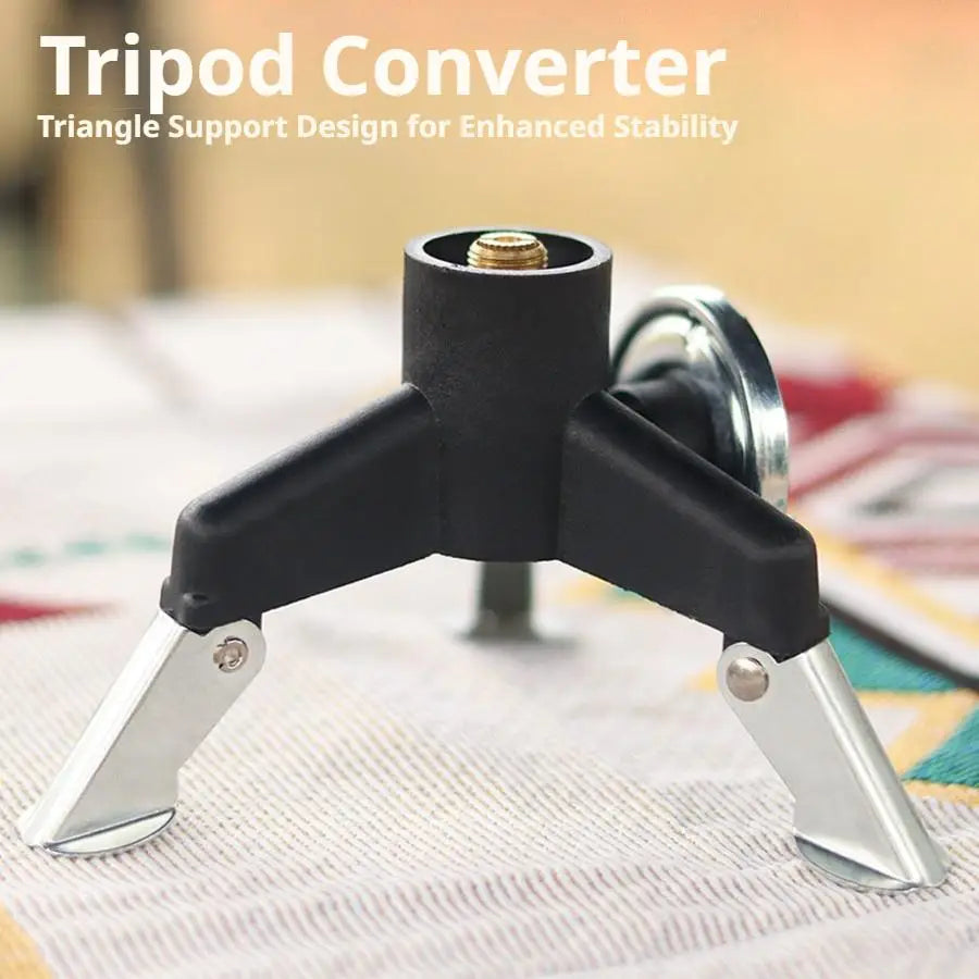 Ultralight Tripod Gas Tank Adapter | Camping Stove Connector