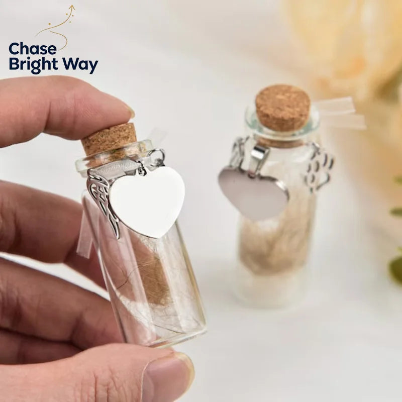 Pet Memorial Keepsake Bottle – Dog & Cat Fur Storage Urn