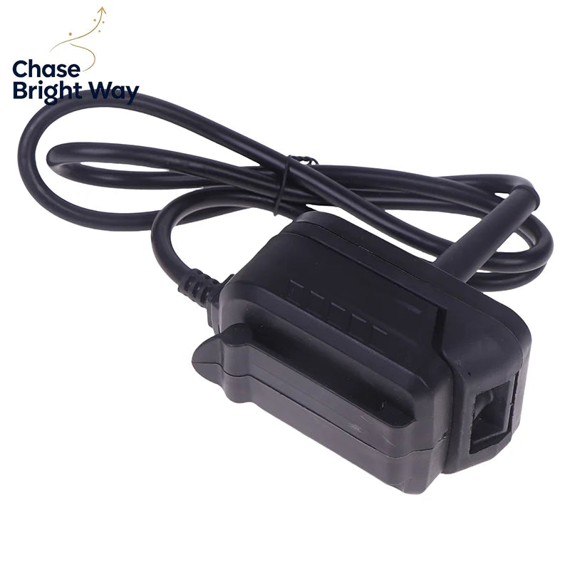 Li-Ion Battery Adapter Extension Cord for 18V 21V Power Tools