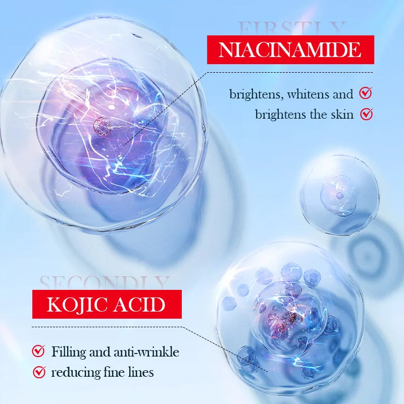 SADOER Kojic Acid Face Sheet Masks – Brightening & Hydrating 5pk