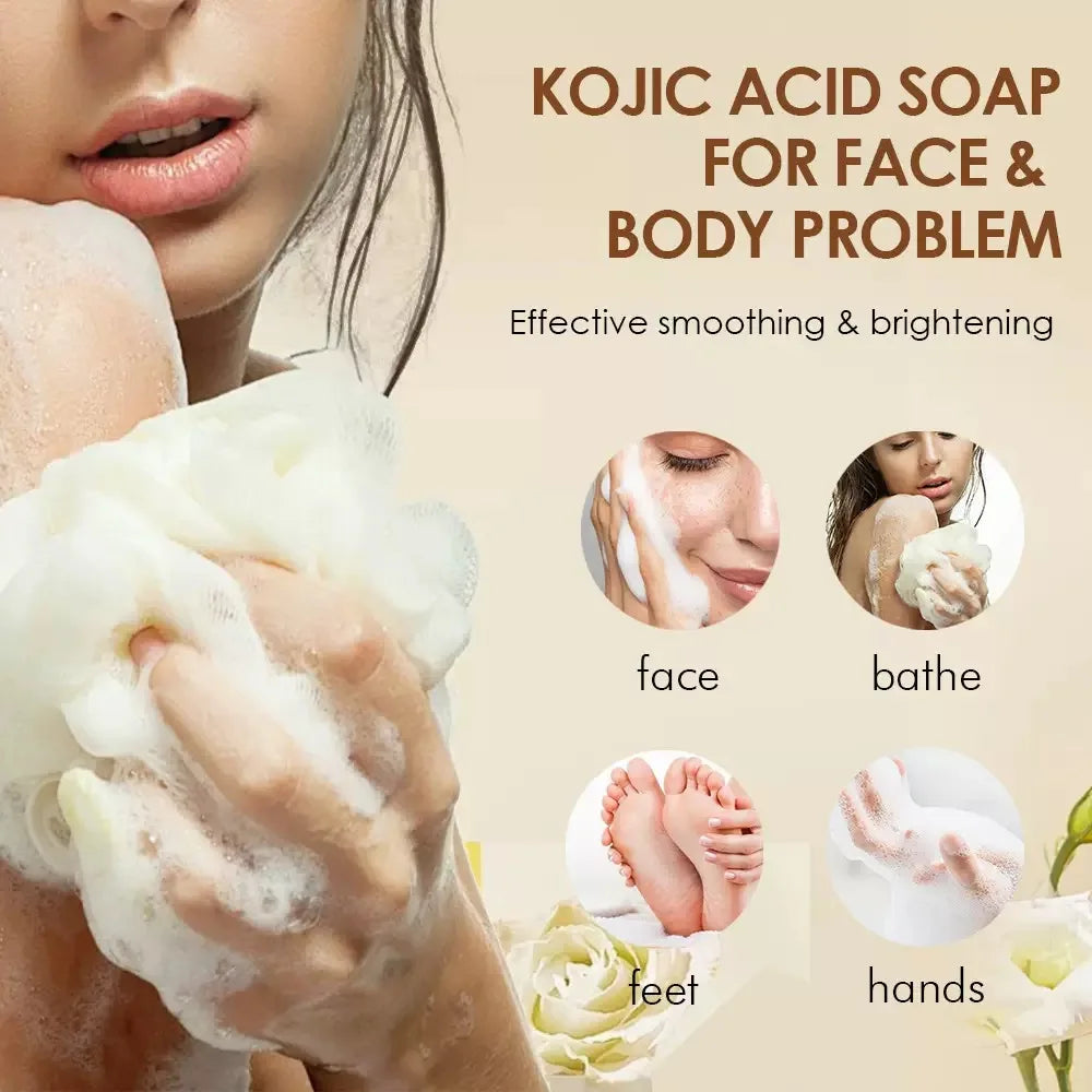 Kojic Acid Bar Soap with Coconut & Tea Tree Oil – 100g