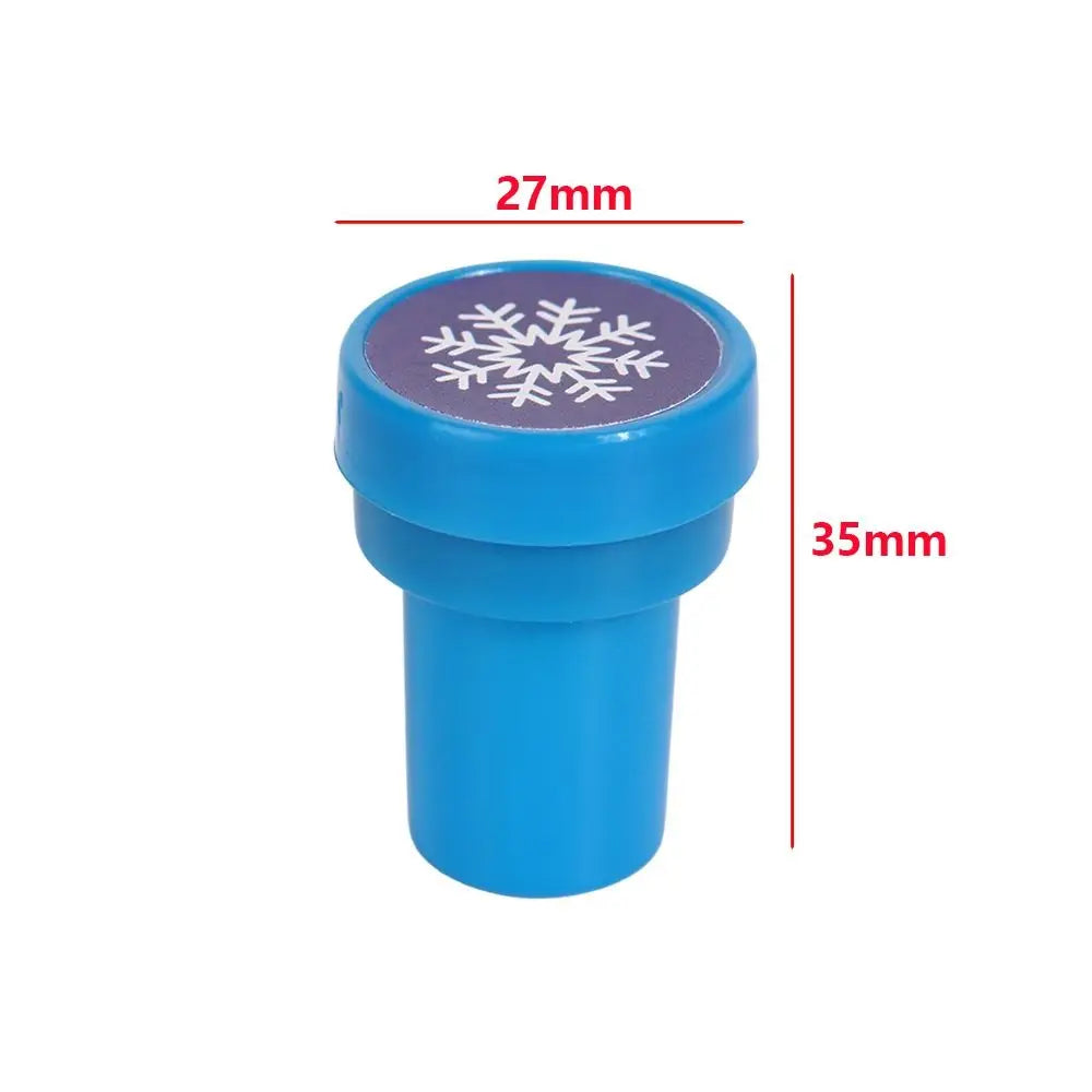 8-Piece Christmas Snowflake Stamp Set – Kids Holiday Crafts