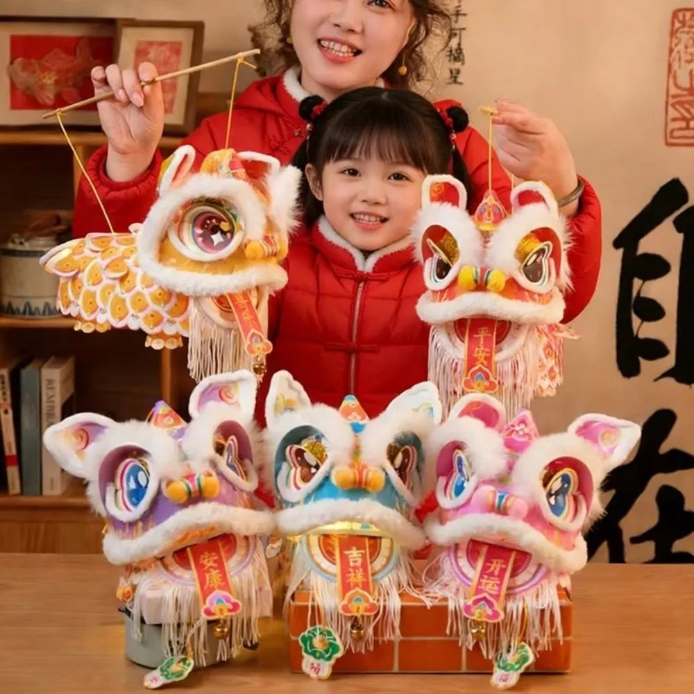 DIY Lion Dance Lantern Kit – New Year Hanging Ornament & Tassel