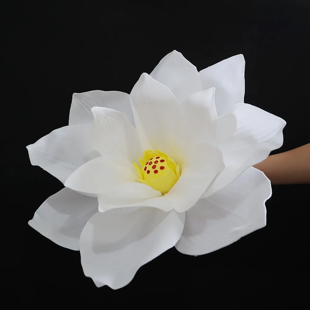 Giant Artificial Lotus Flower 40/50cm – PE Silk Home Décor