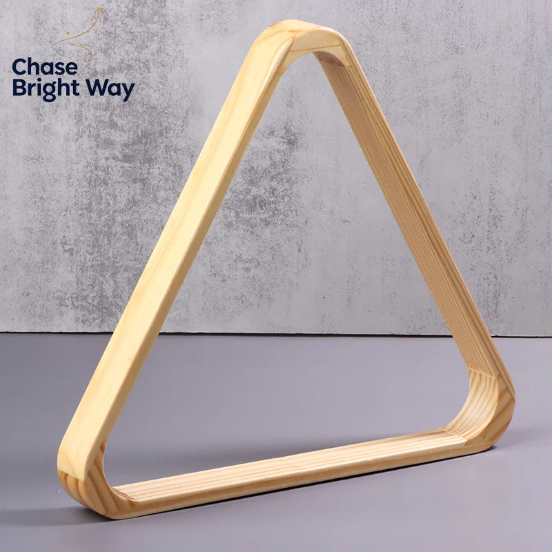 Wooden Billiard Ball Rack – Triangle Pool Ball Holder