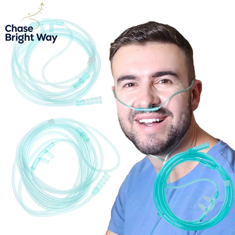 Nasal Cannula Oxygen Tubing 1.5–5m | Disposable Plastic