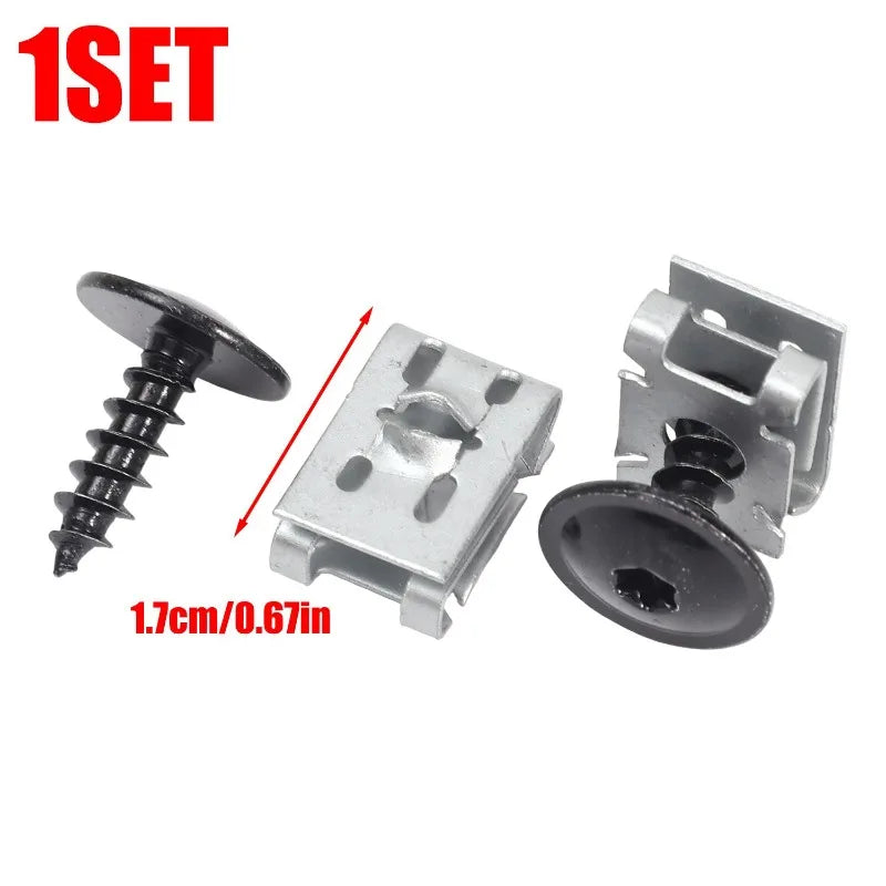 VW Audi Porsche Fender Bumper Torx Screw & U-Nut Kit