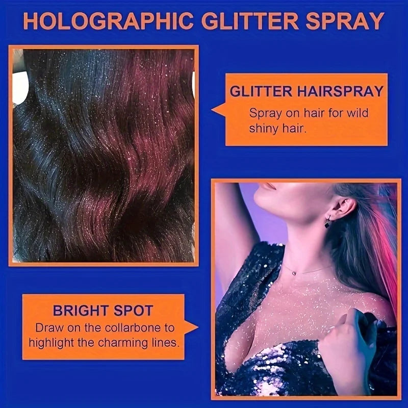 SAMMY 100ml Glitter Spray – Body, Hair & Clothes Shimmer