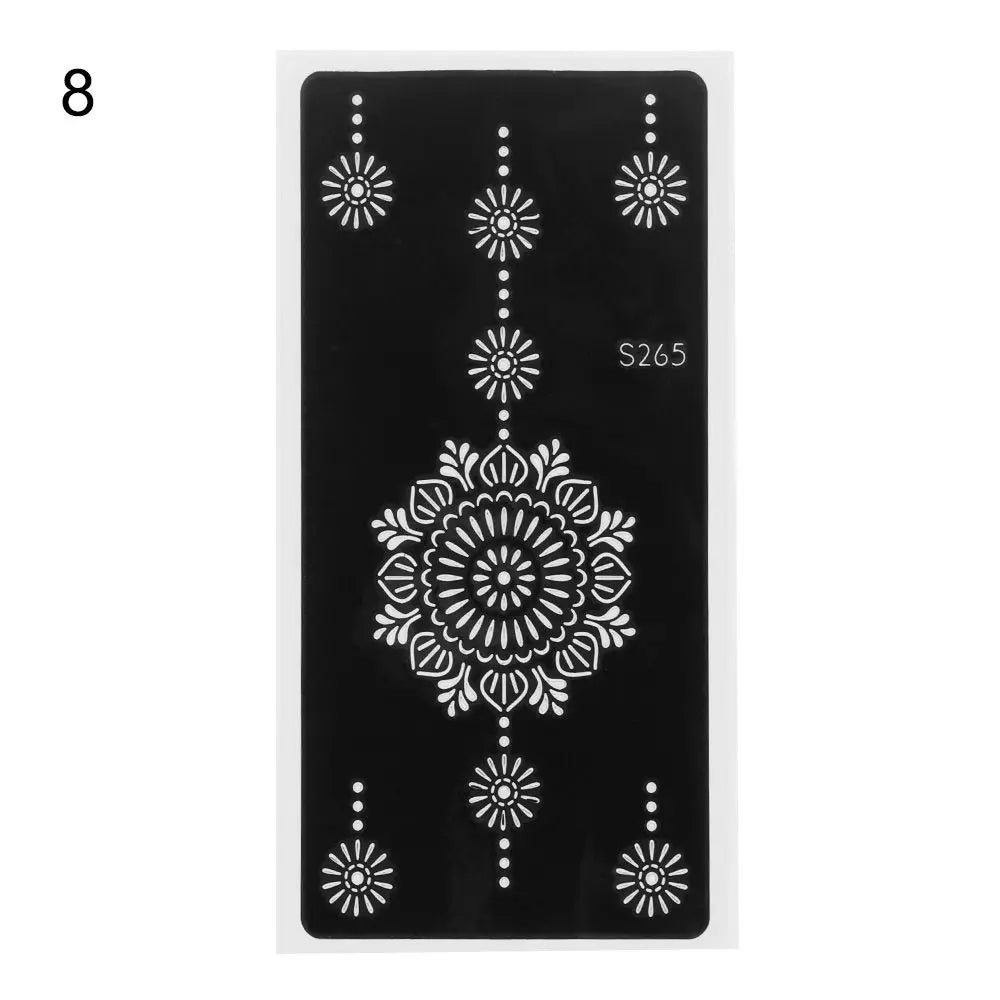 Mehndi Henna Stencil Sticker – DIY Temporary Body Art