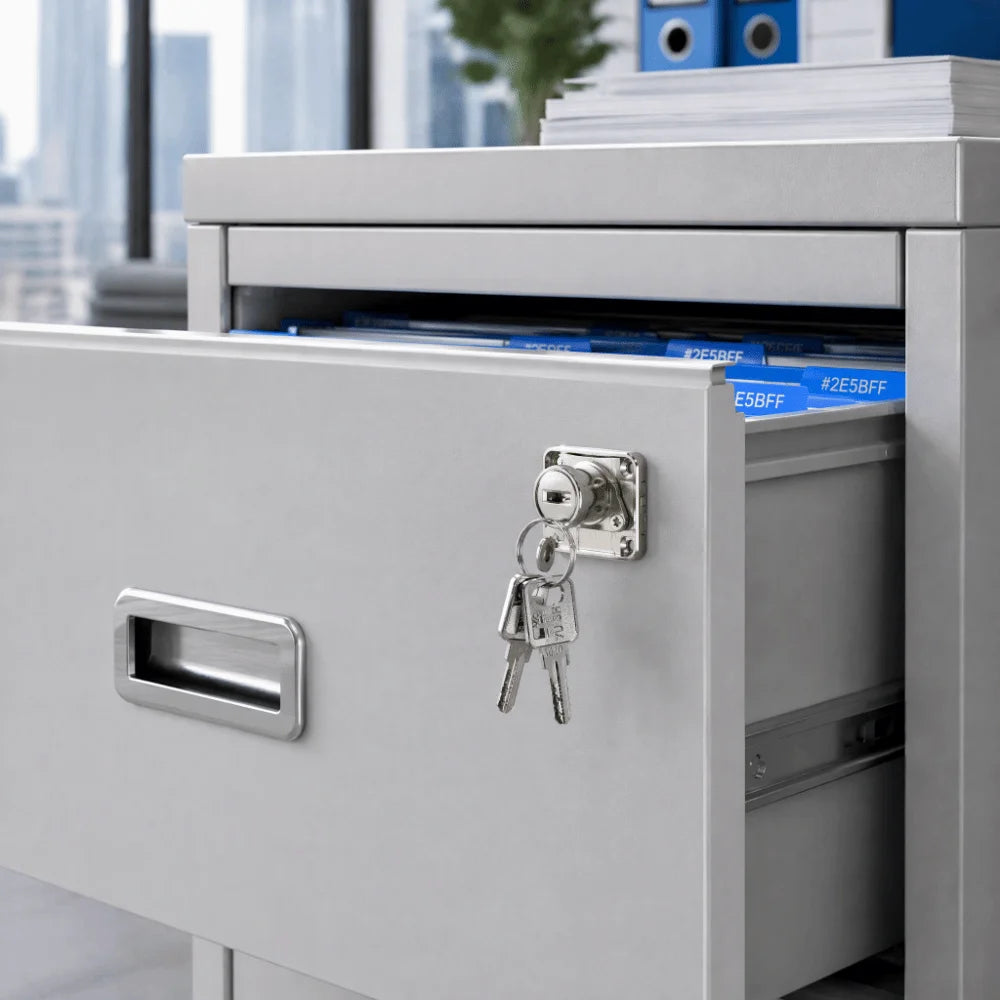 Zinc Alloy Drawer & Cabinet Deadbolt Lock | Reusable Security