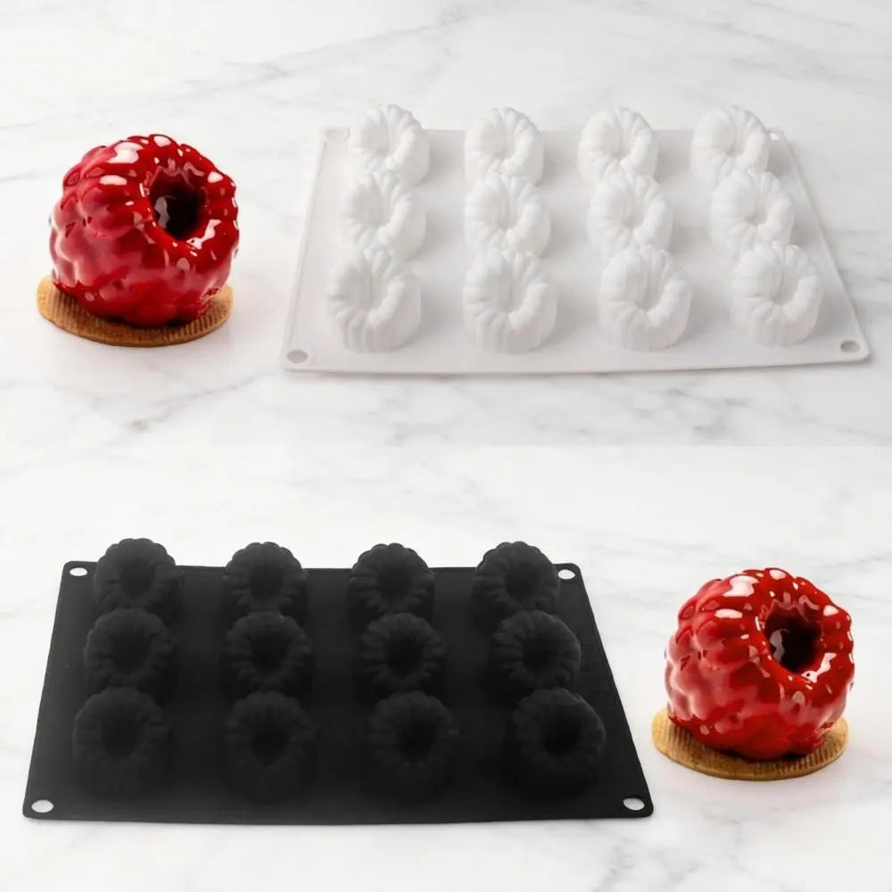 Silicone Mousse Cake Mold Set – 1/6/12/24-Cell Bundt Baking