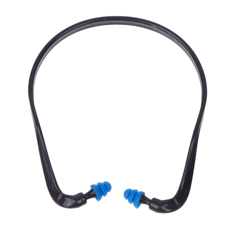 Head-Mounted Noise Reduction Earmuffs – Soft TPE Ear Protector