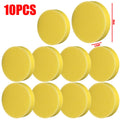 10-Pack Round Car Wash Polishing & Waxing Sponge Blocks