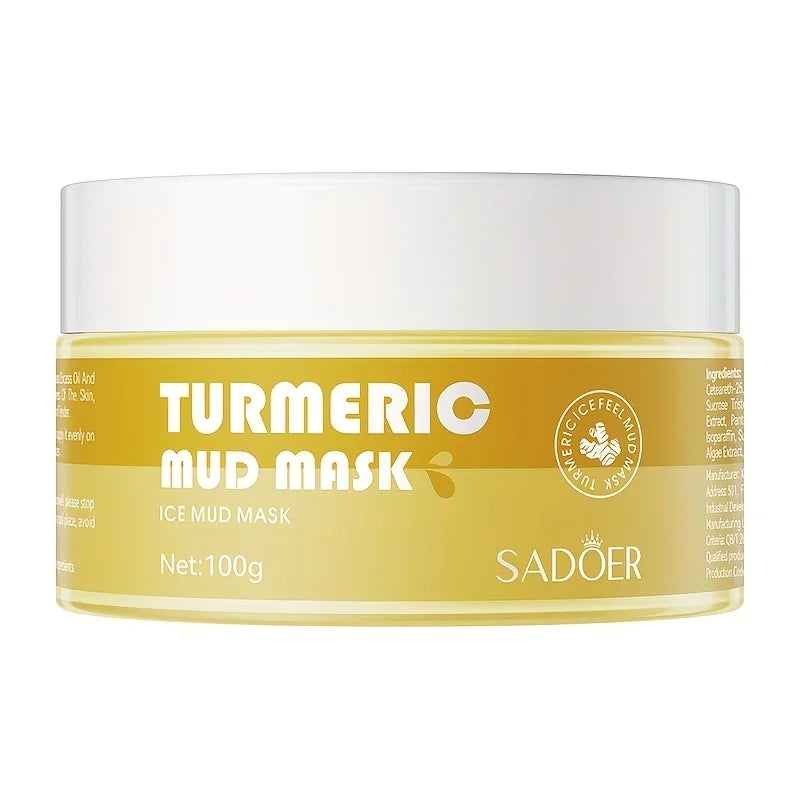 SADOER Turmeric Mud Mask – Ginger Peel Moisturizing Face Mask