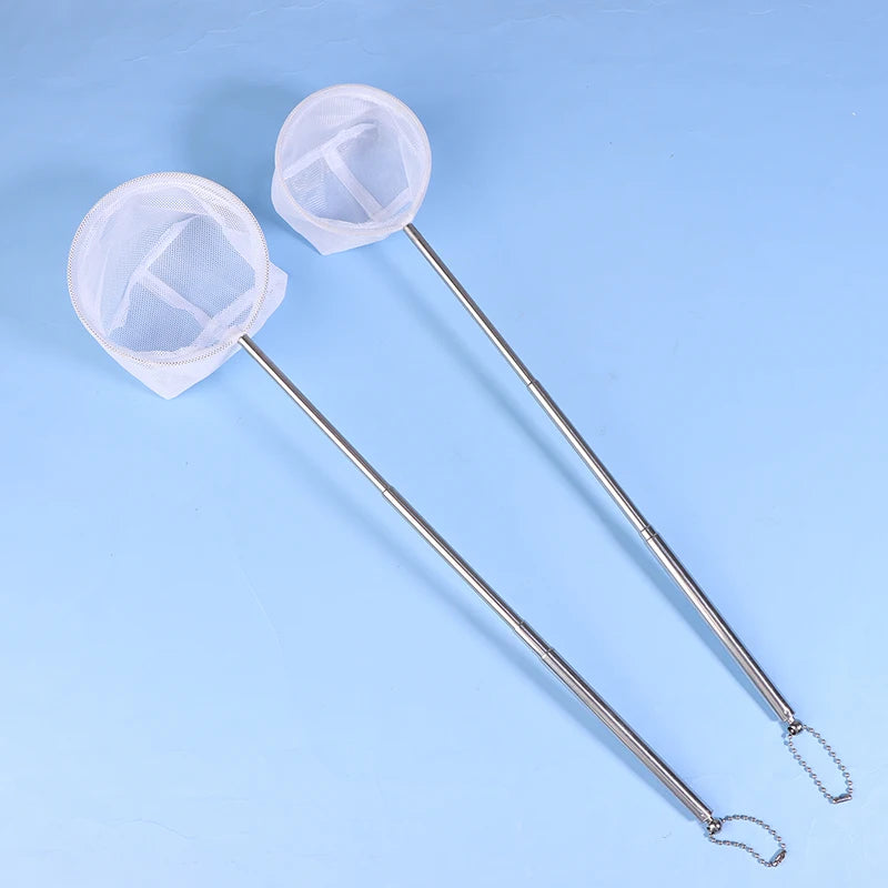 Retractable Stainless Steel Aquarium Fish & Shrimp Net