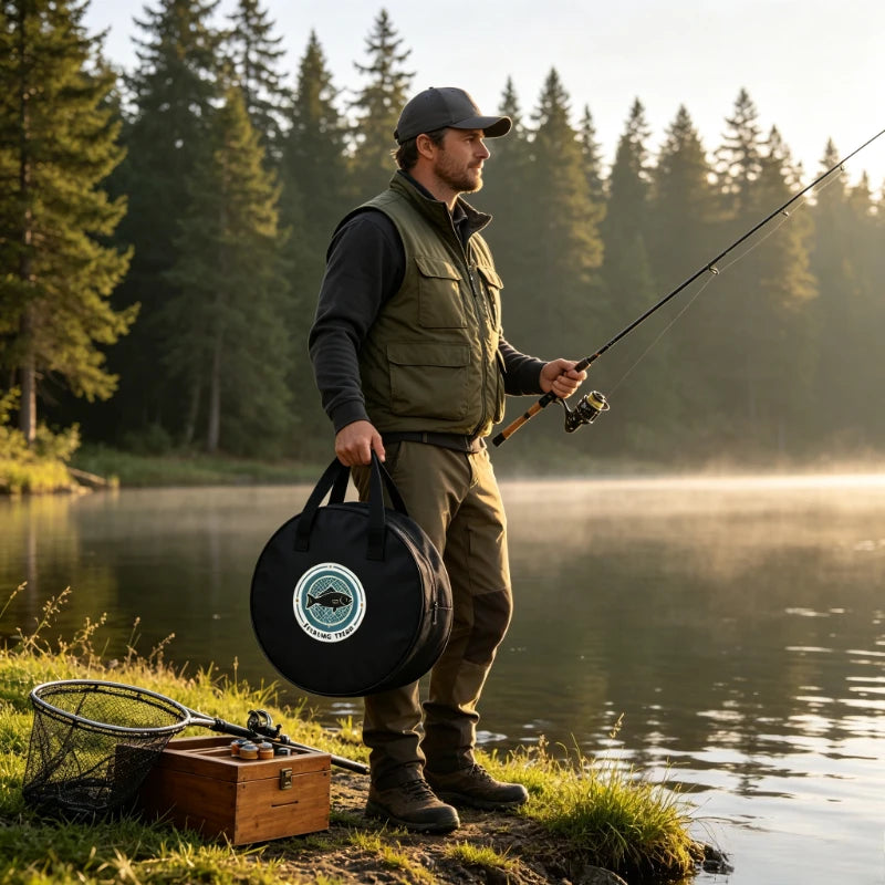 Foldable Fishing Net Bag – Portable Fish-Proof Gear Pouch