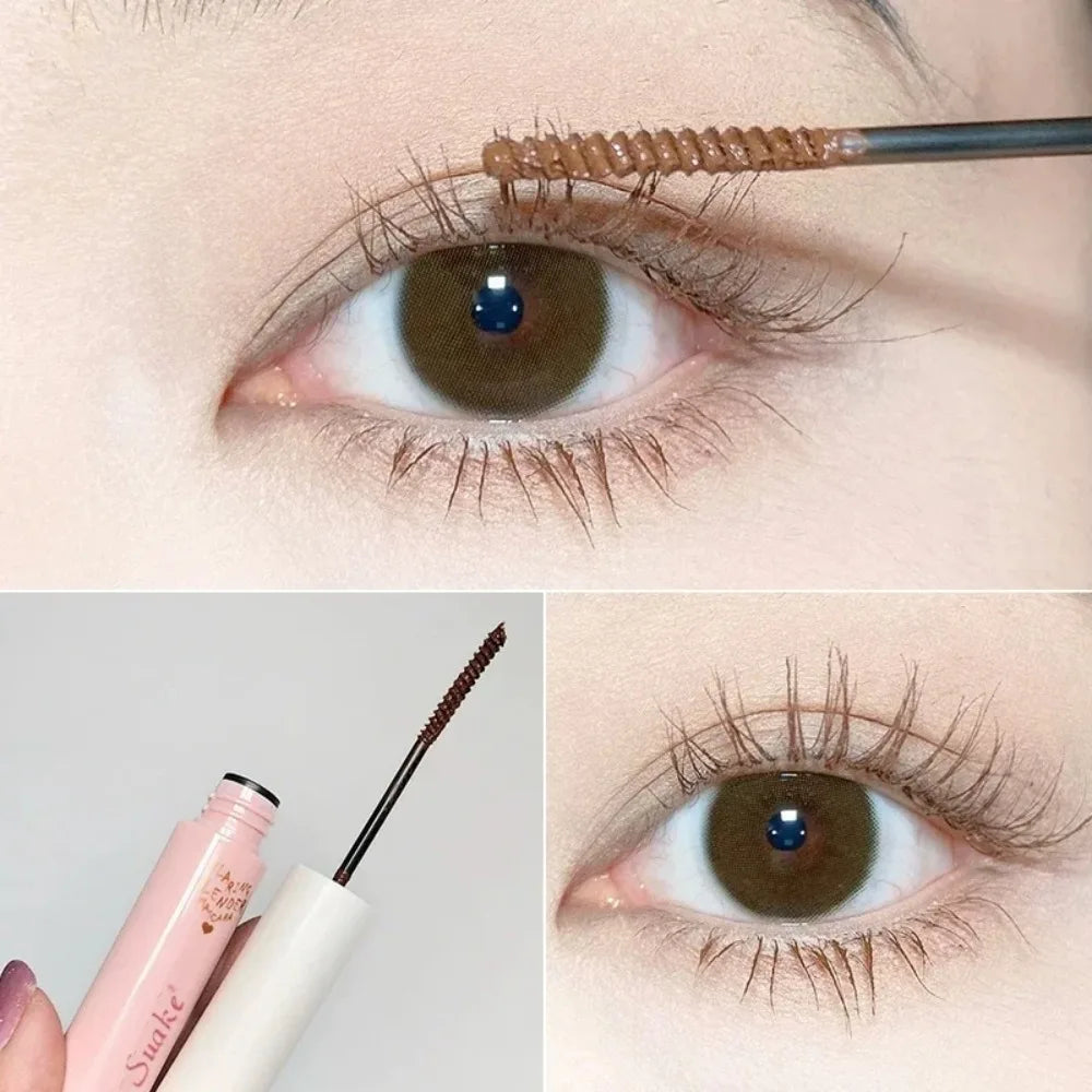 Ultra-Fine Brush Mascara – Waterproof Lengthening & Curling