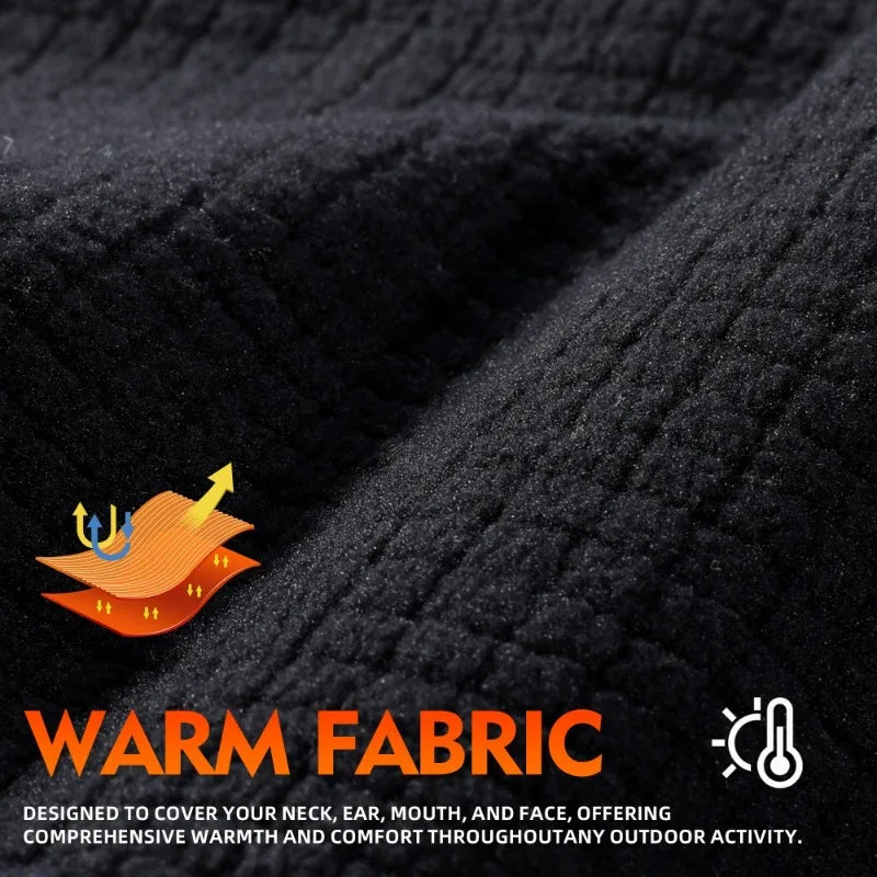 Windproof Fleece Balaclava – Thermal Neck Gaiter Face Mask