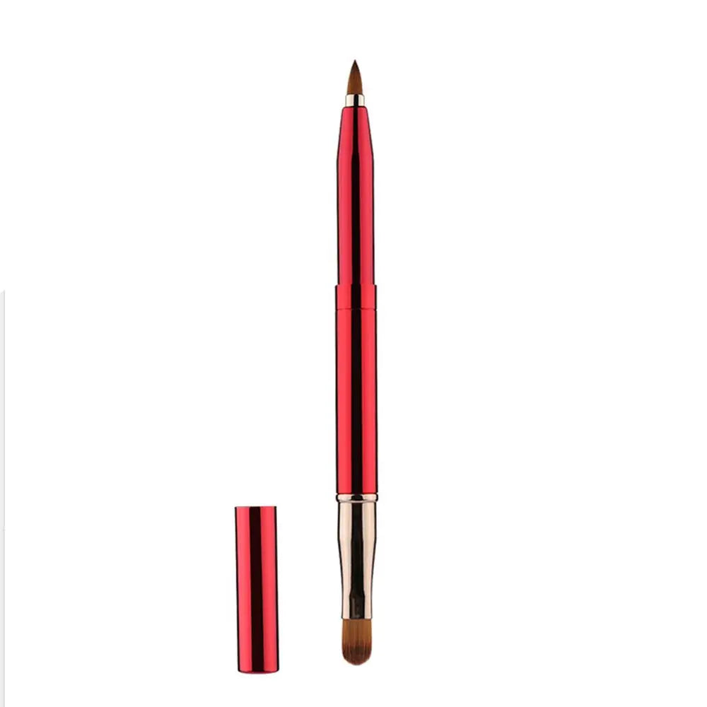 Retractable Dustproof Lip Brush – Portable Lipstick Applicator