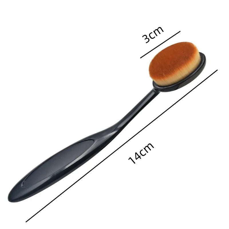 Large Toothbrush Shape Foundation Brush – Wool Fiber Makeup