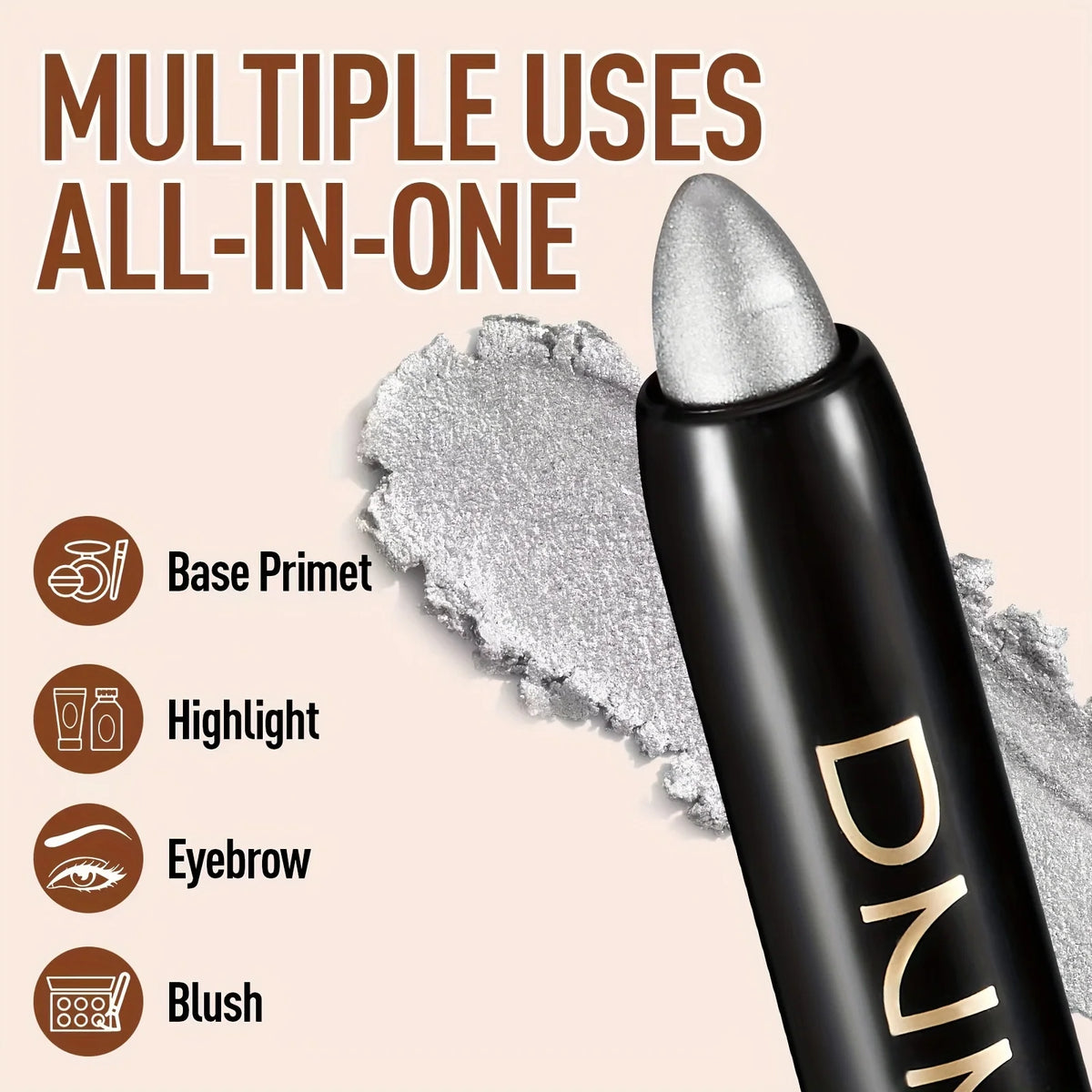Shimmer Eyeshadow Stick – Waterproof Glitter Highlighter & Eyeliner