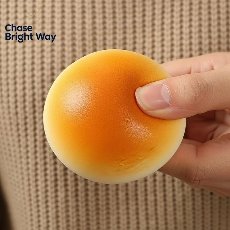 Milk Bread Squishy Toy – Realistic PU Squeeze Fidget Toy