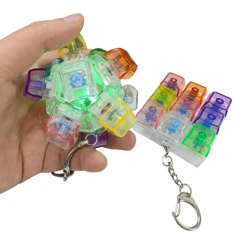 Spherical Square Fidget Keyboard Toy – Focus Cube for Adults