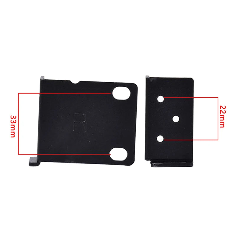 NVR DVR Rack Mount Bracket Kit – 1U 1.5U 2U Ear Bolts