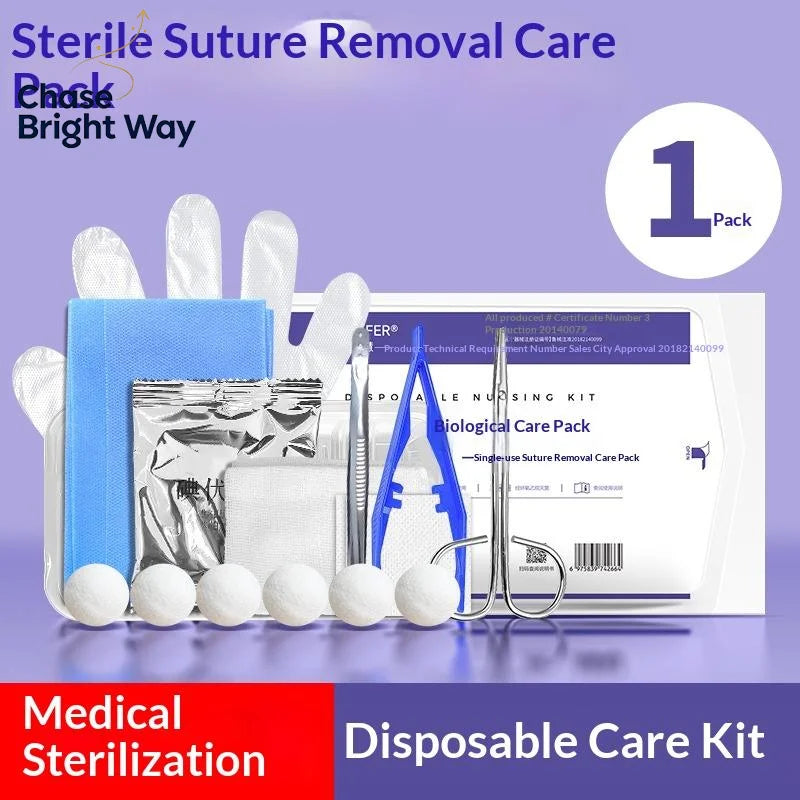 Sterile Disposable Wound Care Dressing Kit – 10-Piece Set