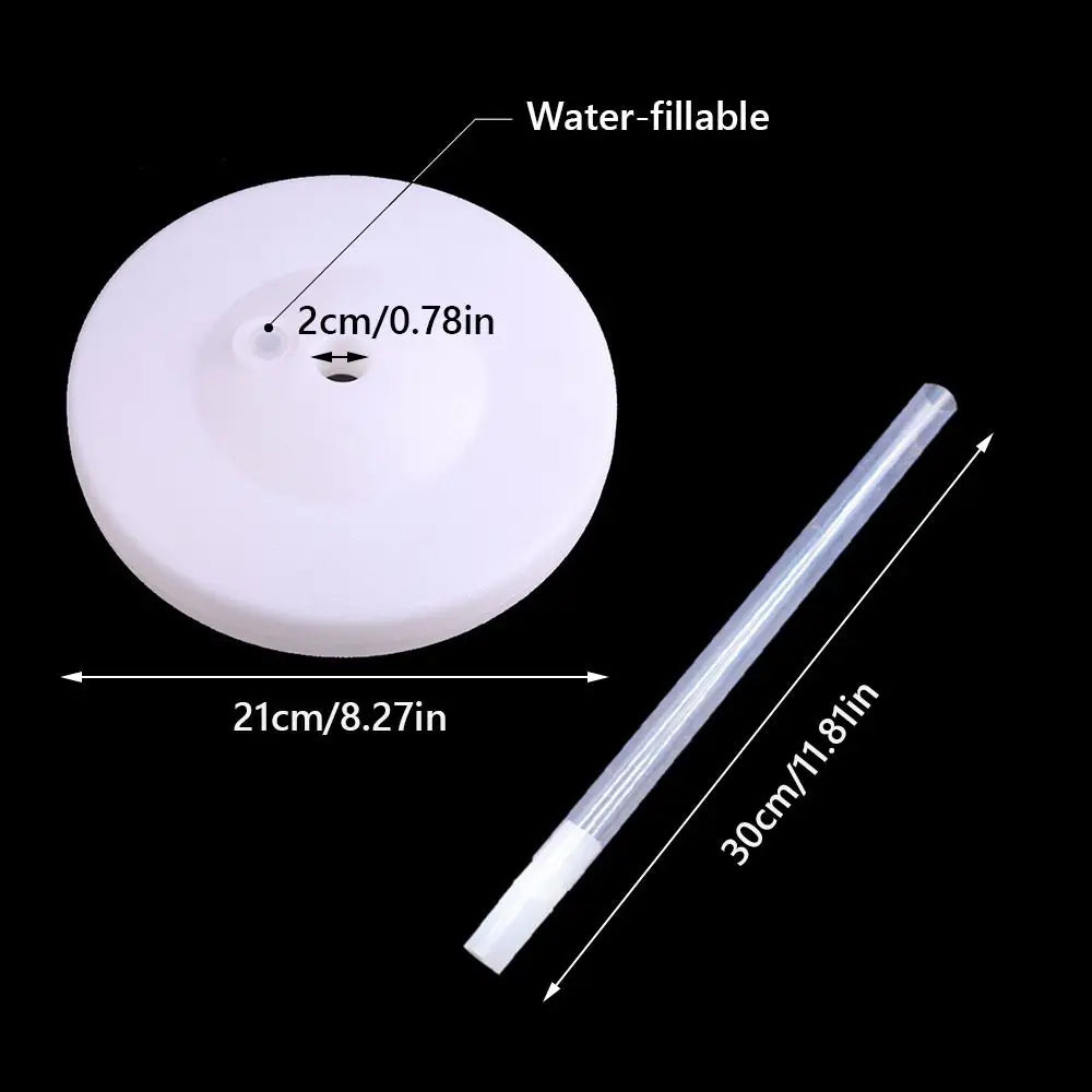Transparent Balloon Column Kit – Base, Pole & Arch Bracket DIY