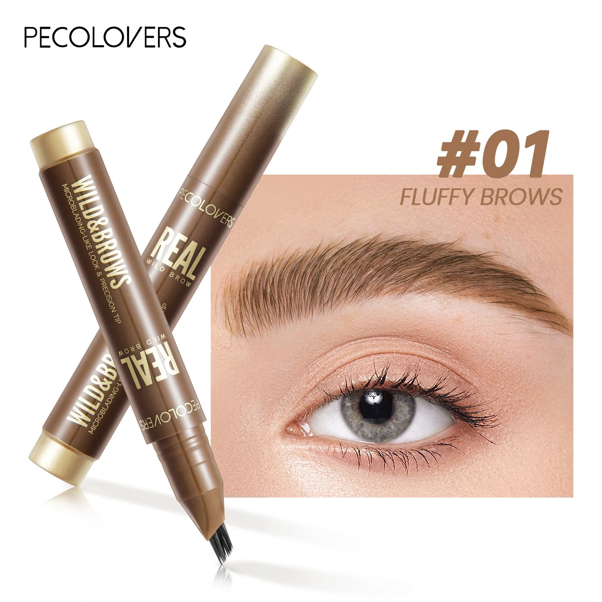 SAMMY Waterproof Double-Effect Brow Pencil – 24-Hour Wear