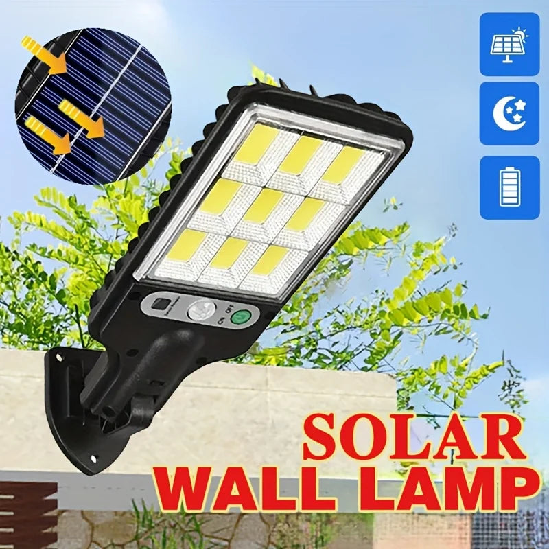 Solar Motion Sensor Light – 3 Modes IP65 Waterproof COB LED