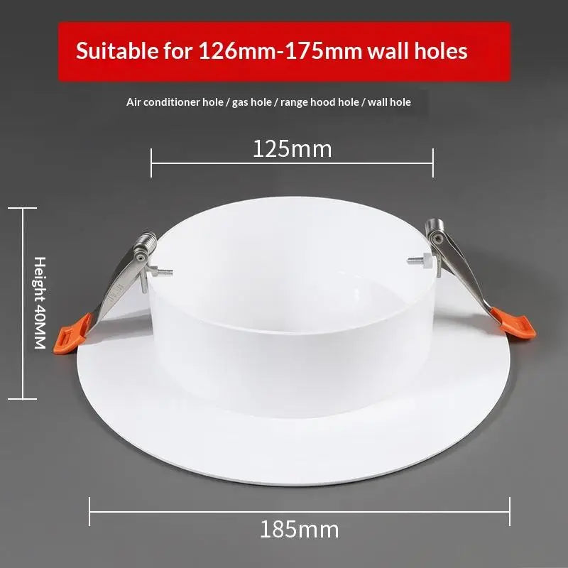 Wall Pipe Cover Plate – AC Hole Flange Seal 50–220mm