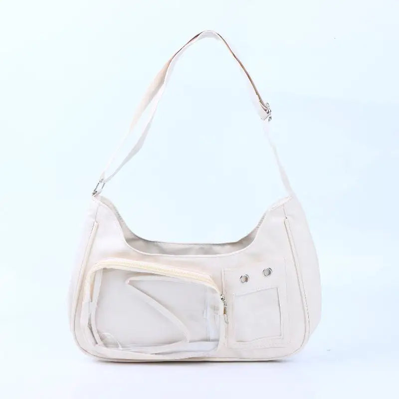 Transparent Ita Bag PU Leather Y2K Harajuku Anime Crossbody