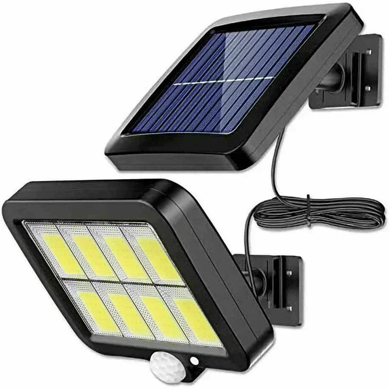 Solar Split Wall Light – PIR Motion Sensor IP65 COB LED Outdoor