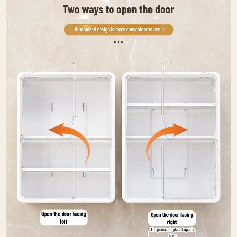 Wall-Mounted Action Figure Display Box – Magnetic Dustproof Rack