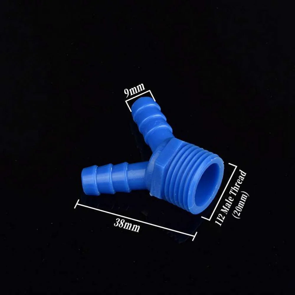 Y-Type Plastic Hose Splitter Manifold – 3-Way & 4-Way 9mm