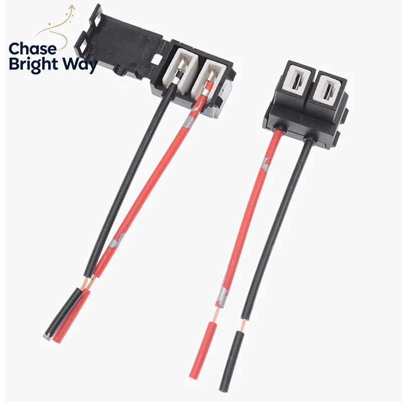 H7 Ceramic Halogen Bulb Socket Connector & Wiring Harness