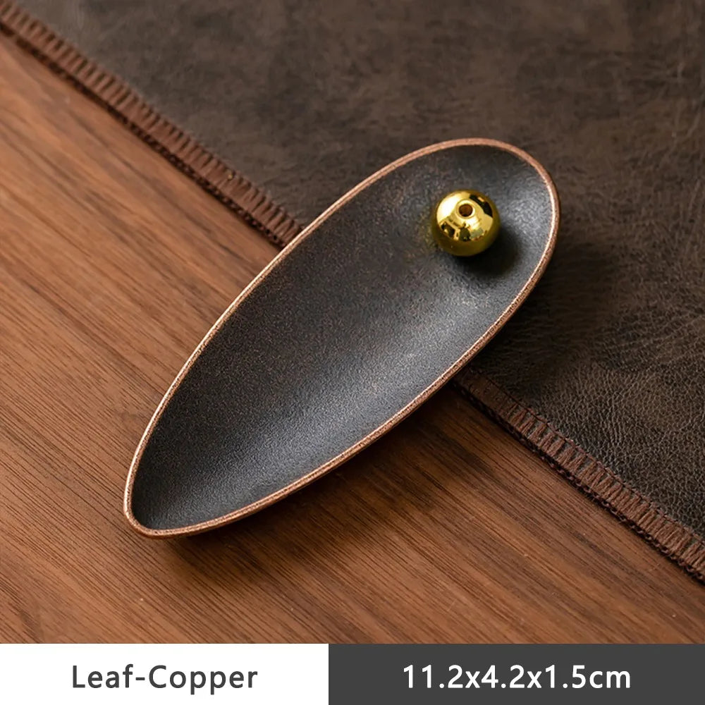 Lotus Incense Holder – Alloy Multi-Hole Incense Stick Base