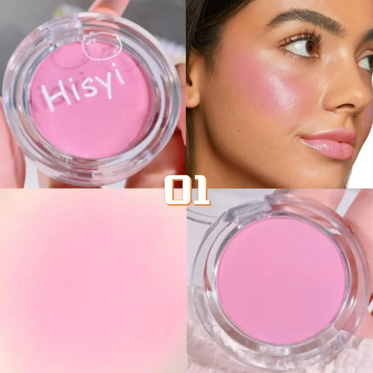 SAMMY Matte Blush Palette – Peach Pink Orange Cheek Contour