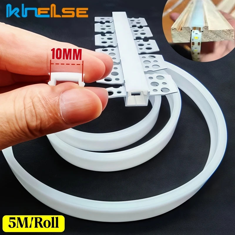 5M Bendable Silicone Diffuser Cover for LED Aluminum Channel