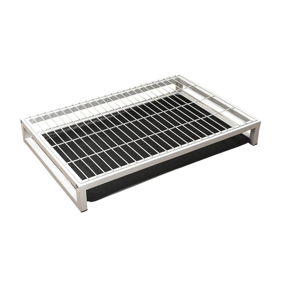 Raised Grid Dog Potty with Metal Frame & Collection Tray