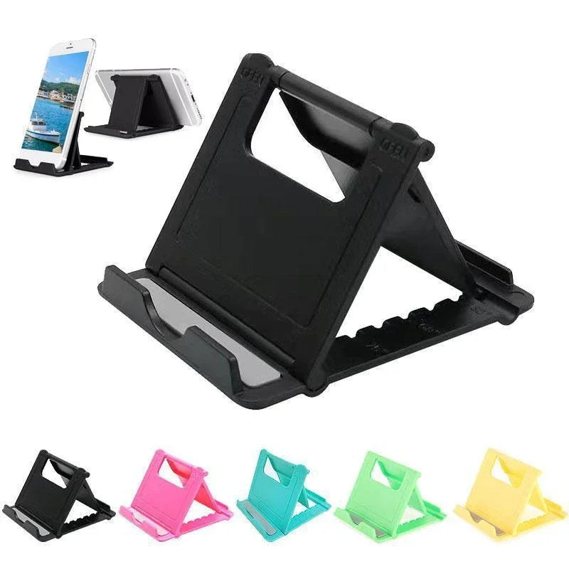 Mini Foldable Phone & Tablet Stand – Adjustable Desktop Holder