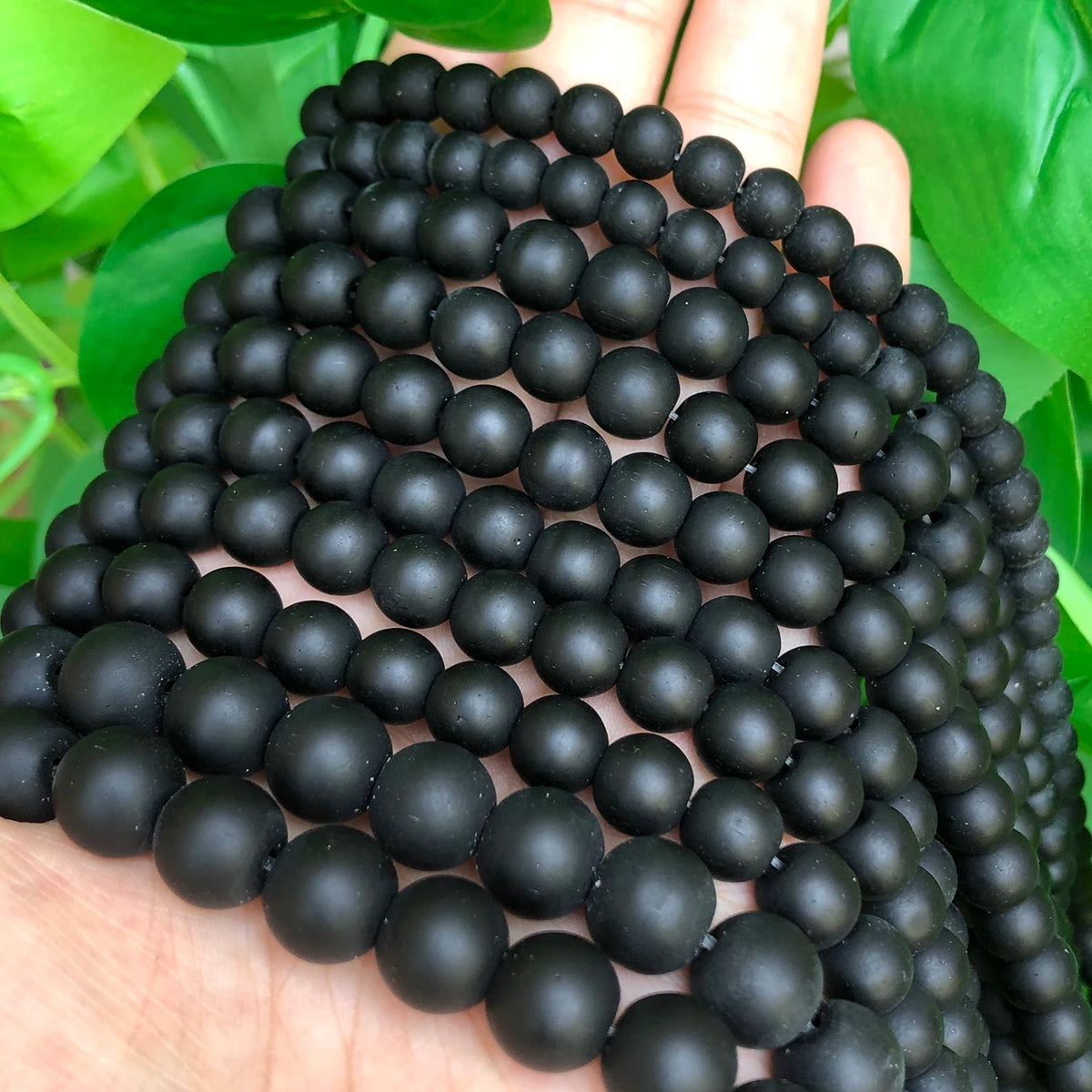 Yooperlite Fire Sodalite Round Stone Beads – 15" Jewelry Strand