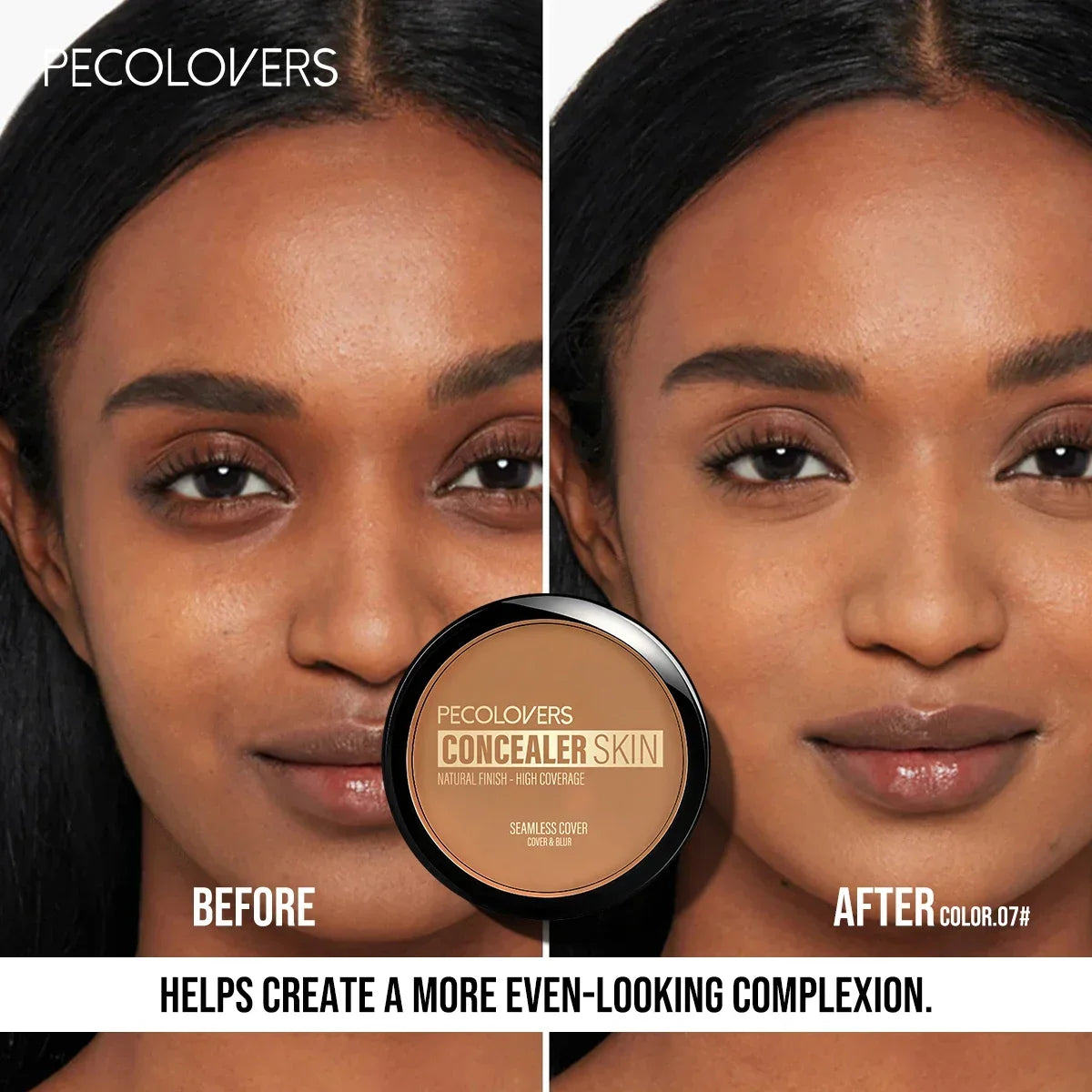 Waterproof Cream Concealer Palette – Full Coverage Contour & Highlight